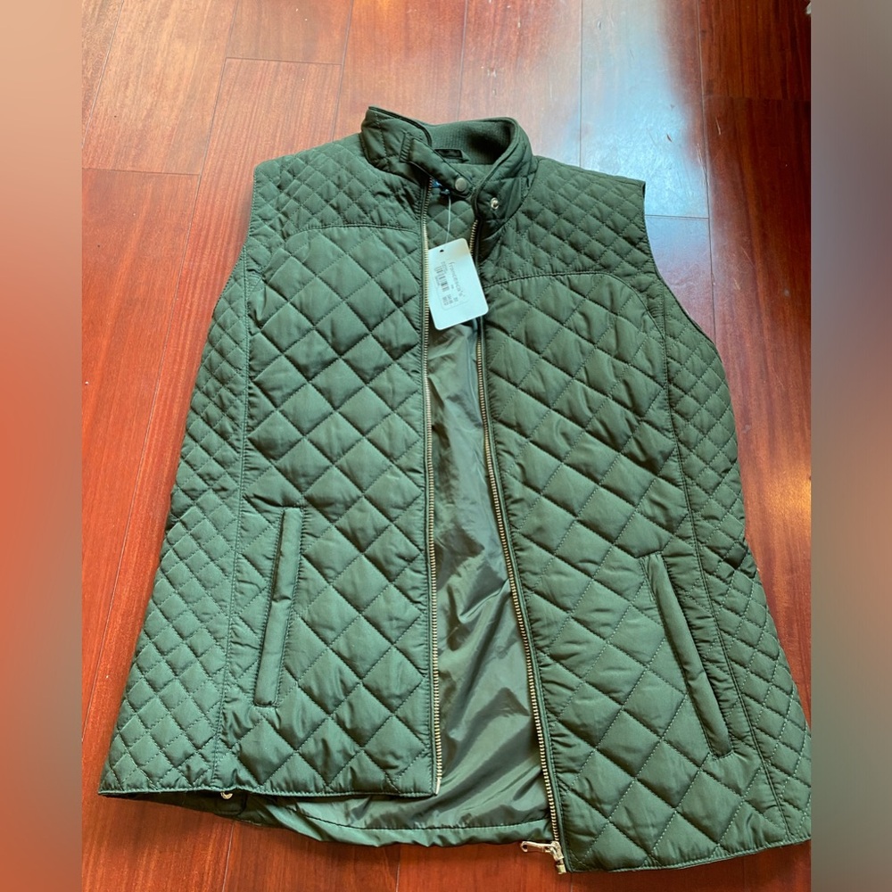Green vest brand new with tags